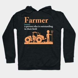 FARMER Fashion Stylish Tees Reflecting the Agriculture Lifestyle Trend Hoodie